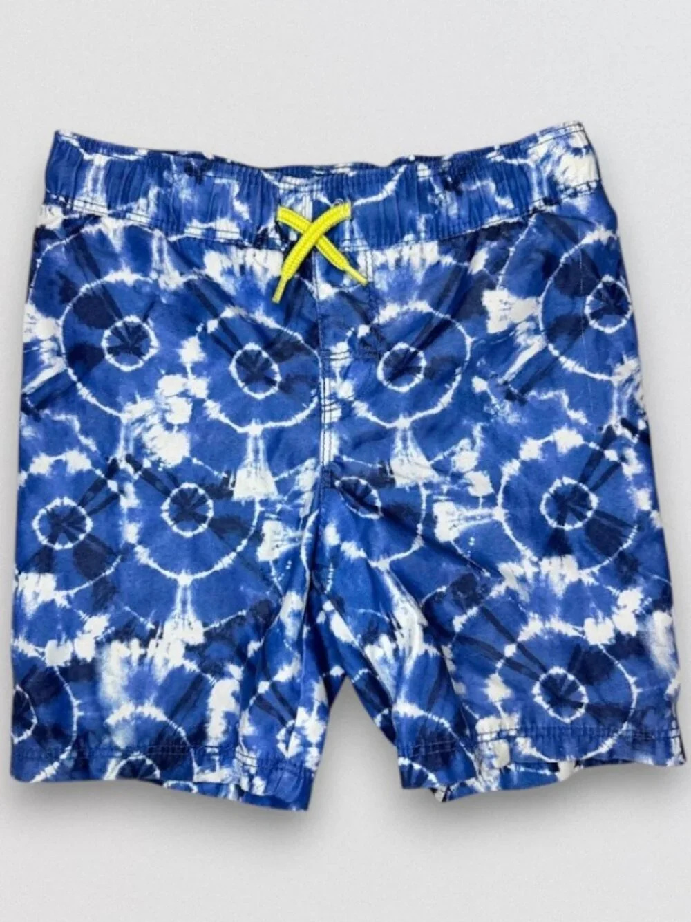 Boys Blue Tie Dye Swim Trunks Mesh Lined Swim Shorts Size 4T